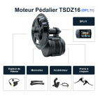 Kit Moteur Pédalier TSDZ16 - 48V 1000W