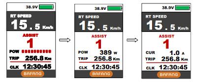 Ecran LCD BBS Bafang 850c Ecran LCD BBS Bafang 850c