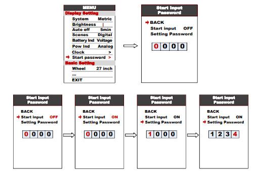 Mot de passe Mot de passe vélo électrique