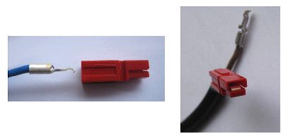 Connecteur Anderson assemblage du connecteur dans la prise Anderson