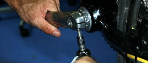 Manivelle gauche Procédure montage d'un moteur BBS sur un vélo