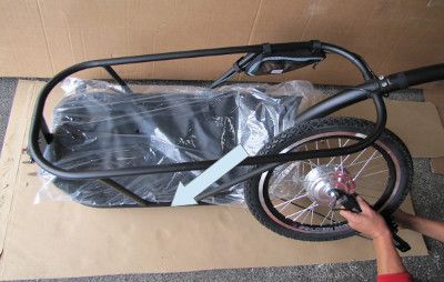 Montage remorque à vélo électrique Montage remorque à vélo électrique