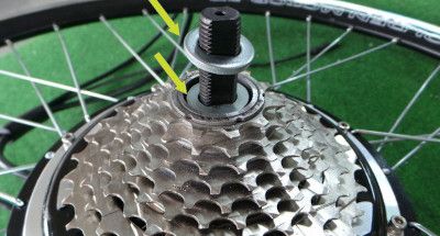 Mise en place rondelles Mise en place rondelles roue libre de vélo