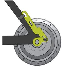Torque arm n°03 - Installation roue arrière Torque arm n°03 - Installation roue arrière vélo électrique