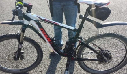 Mon VTT Giant avec un moteur arrière OffRoad michel2