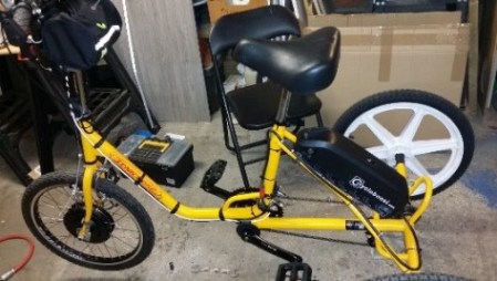 Mon tricycle électrique en kit Speed jacquestricycle1